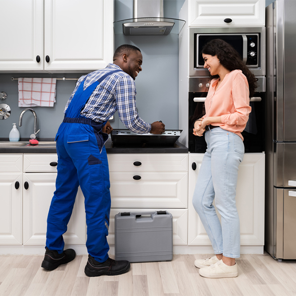 can you provide an estimate for cooktop repair before beginning any work in Miles TX